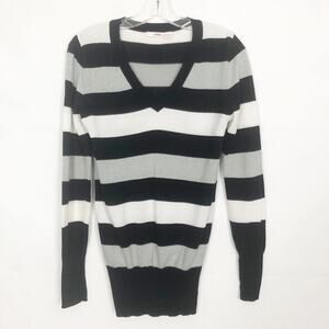 Bongo Sweater Juniors Medium Stretch Y2K Retro Preppy Academia School College